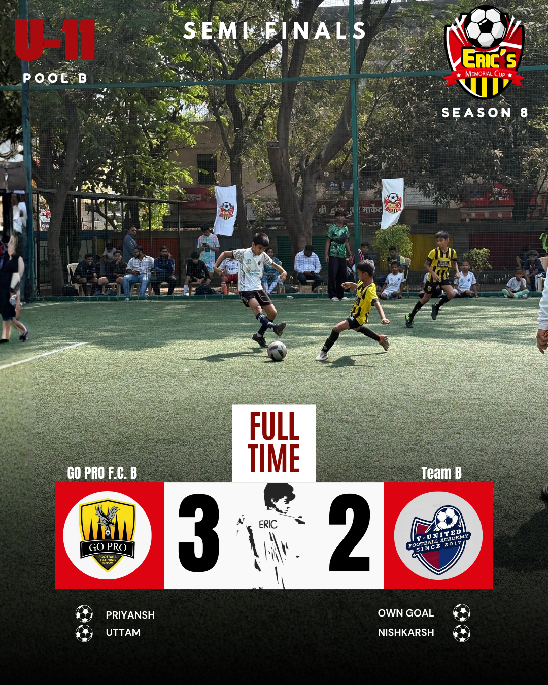 Eric Memorial Cup U-11 Semi final